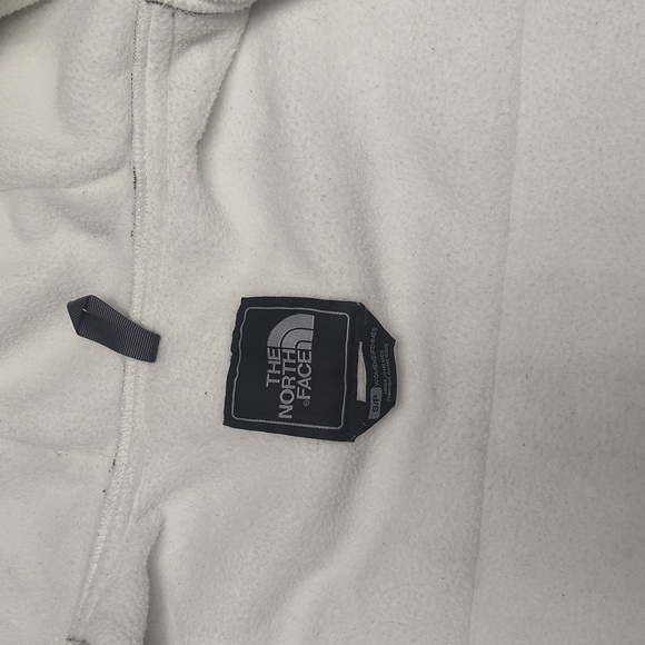 The North Face jacket, size small, white and dark gray. - Picture 2 of 4